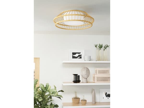EGLO CONNECT-Z YUKU-Z loftlampe i træ