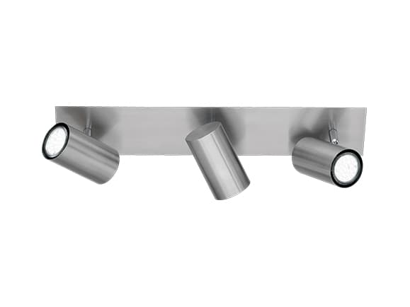 TRIO Marley, Overflade spotlys, GU10, 3 pære(r ), 230 V, Nikkel