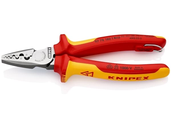 Knipex Crimptång för kabelhylsor