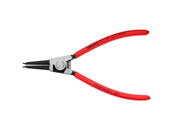 Knipex 46 11 A2, Låseringtang, 1,8 mm, 6 cm, Stål, Plast, Rød