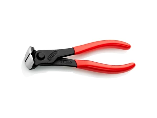Knipex 68 01 160, Endekuttende tang, 2,5 cm, Stål, Plast, Rød, 53 mm