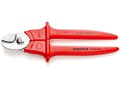 Miniatyrbilde 1 av 3: KNIPEX kabelsaks polert isolert, belagt med plast, VDE-testet 230 mm (95 06 230 SB)