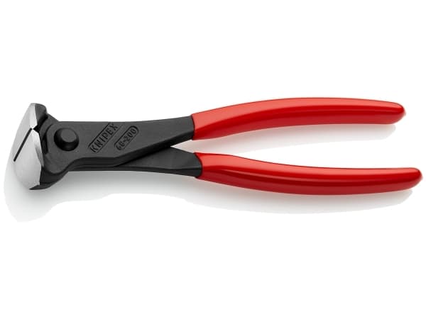 Knipex 68 01 200, Endekuttende tang, 3,1 cm, Stål, Plast, Rød, 50 mm