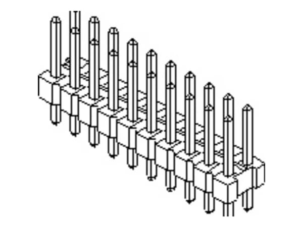 Molex-stiftlista (standard) 10897361 1 stk