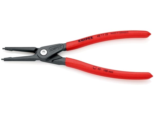 Knipex 48 11 J3 Seegeringtang Passer til Indvendige ringe 40-100 mm Spids form lige