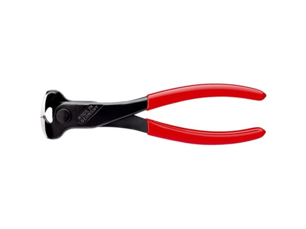 Knipex 68 01 180, Endekuttende tang, 4 mm, 2,9 cm, Stål, Plast, Rød