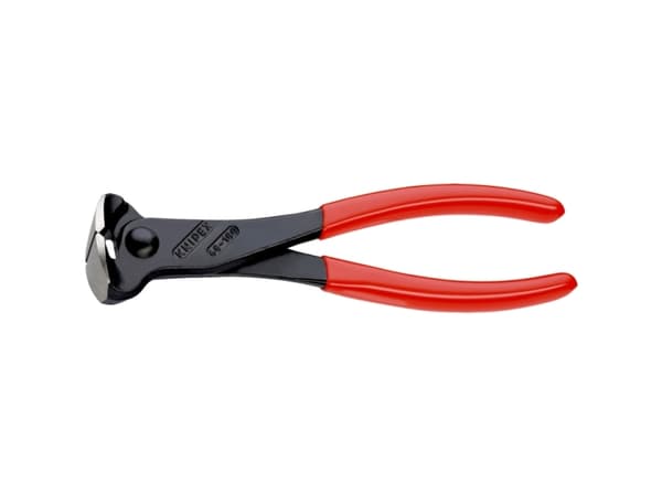 Knipex 68 01 180, Endekuttende tang, 4 mm, 2,9 cm, Stål, Plast, Rød