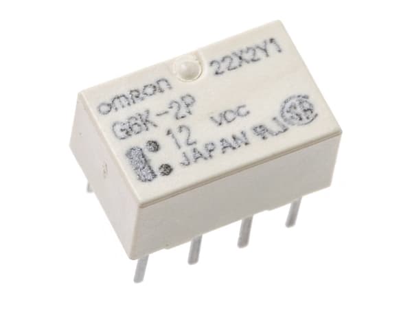 Omron G6K-2P-DC12 Tryckrelä 12 V/DC 1 A 2 x omkopplare 1 st Väska