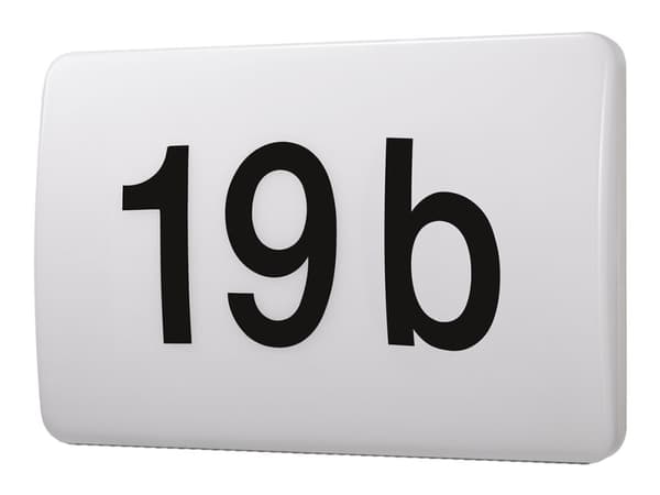 Seinävalaisin MACLEAN MCE292W LED-valaisimet talon numero hämärätunnistimella 950lm 12W 12W IP65 auringonvalon kestävä UV-kestävä valkoinen