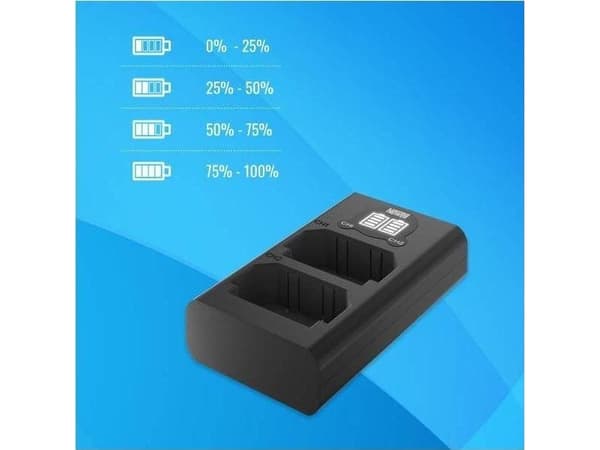 Newell DL-USB-C to-kanals lader for DMW-BLK22 batterier for Panasonic