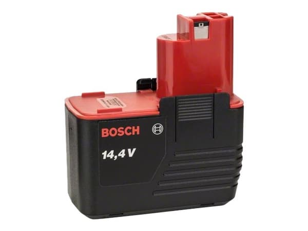 Bosch 2 607 335 252, Batteri, Nickel-metallhydrid (NiMH), 2,6 Ah, 14,4 V, GSB 14,4 V; GSR 14,4 V Professional; PSR 14,4 V, Svart, Röd