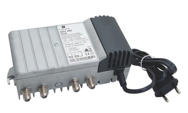 Triax GHV 940 Kaapeli-TV-vahvistin 8-double 40 dB:n vahvistin
