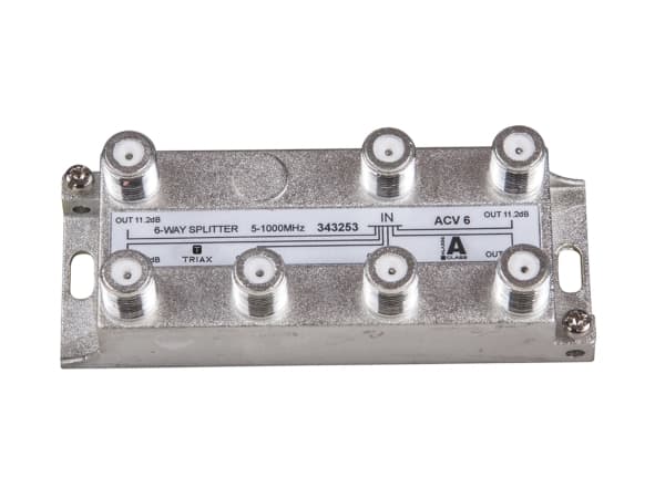 Triax ACV 6, Kabelkniv, 75 O, 5 - 1000 MHz, Zink, Zink, Honkoppling