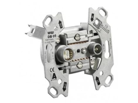 Wisi DB 05, 1 modul/-er, 14 dB, Silver, 70 mm, 22 mm, 70 mm Silver
