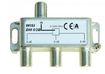 Wisi DM 03 B, 3 utgångar, 78 mm, 28 mm, 50 mm, 400 mm, 150 mm