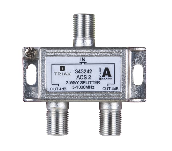 Triax 343242, Kabelkniv, 75 O, 5 - 1000 MHz, Zink, Zink, Honkoppling