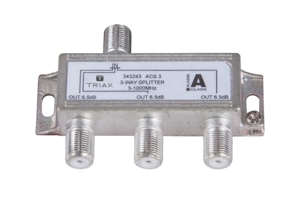 Triax ACS 3, Kabelkniv, 75 O, 5 - 1000 MHz, Zink, Zink, Honkoppling