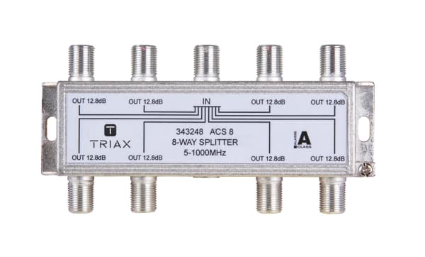 Triax ACS 8, Kabelkniv, 75 O, 5 - 1000 MHz, Zink, Zink, Honkoppling