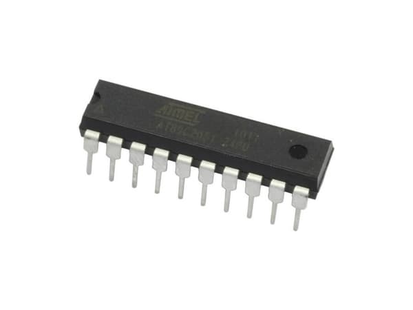 Microchip Technology Sulautettu mikrokontrolleri PDIP-20 8-bittinen 24 MHz Antal I/O 15 putki