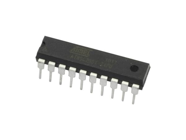 Microchip Technology Sulautettu mikrokontrolleri PDIP-20 8-bittinen 24 MHz Antal I/O 15 putki