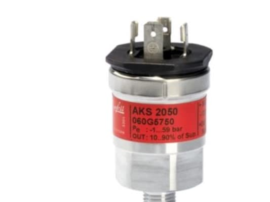 Danfoss AKS 2050 - Tryktransmitter, -1-59 bar, Ratiometrisk, Stik, G, 3/8''