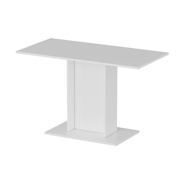 Matbord Galten 75x120x60 cm vit [en.casa]