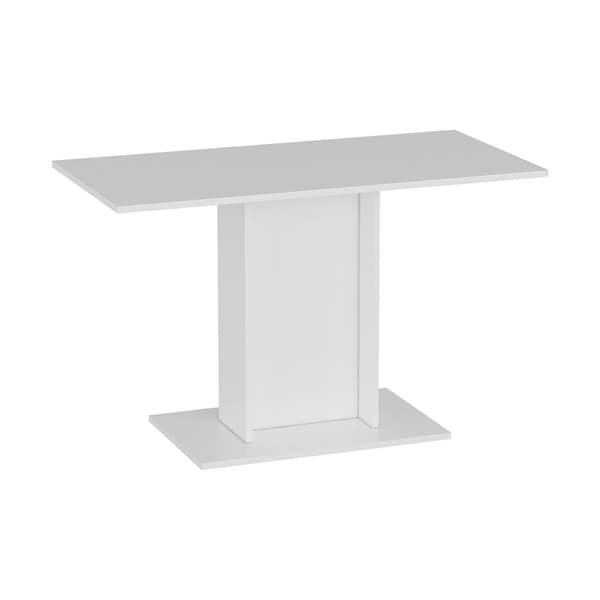 Matbord Galten 75x120x60 cm vit [en.casa]