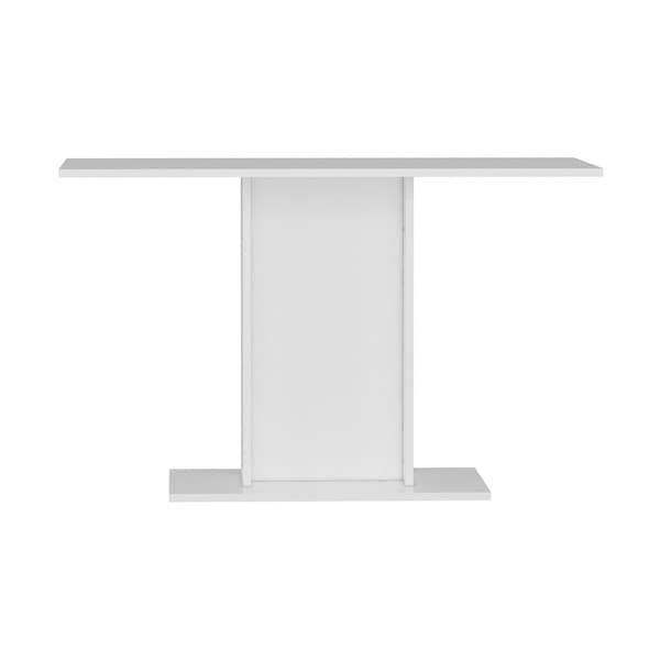 Matbord Galten 75x120x60 cm vit [en.casa]