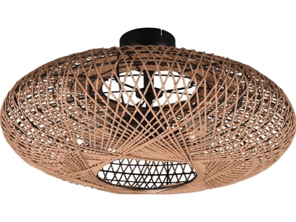 DELIGHT Trio Hedda taklampe 612300236 taklampe 2x40W E27 matt sort