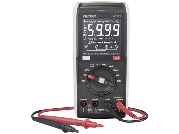 VOLTCRAFT VC272 Hand-Multimeter kalibriert (ISO) digital CAT III 600 V Anzeige (Counts): 6000 (VC-13829985)
