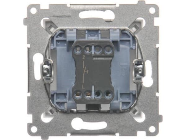 Kontakt-Simon DS1A.01/11, Painikekytkin, Muovi, Valkoinen, IP20, IP44, 250 V, 16 A