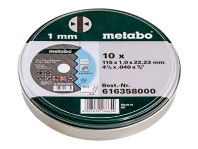 Metabo SP - Skärskiva - för rostfritt stål, stål - 10 delar - 115 mm - grus: A60