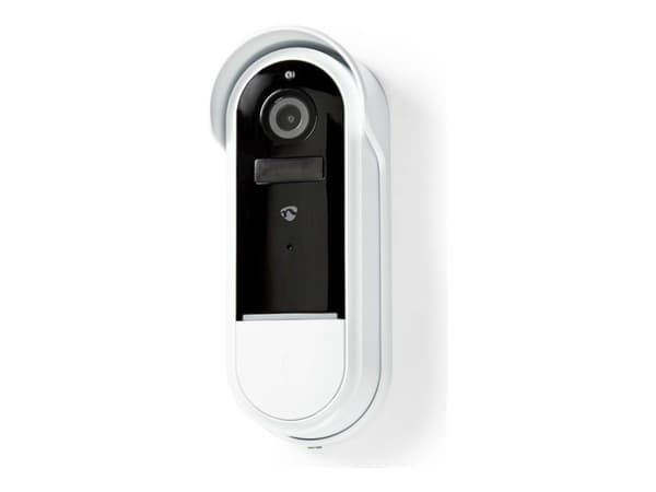 Nedis SmartLife - Smart dørklokke - trådløs - Wi-Fi - 2.4 - 2.484 GHz - hvit Sort, Hvit