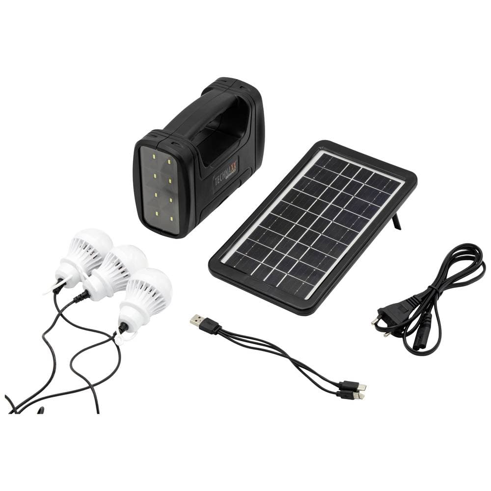 Technaxx TX-199 Blybatteri 4 Ah Bly-syra Svart-vit Friluftsliv, LED-ficklampa
