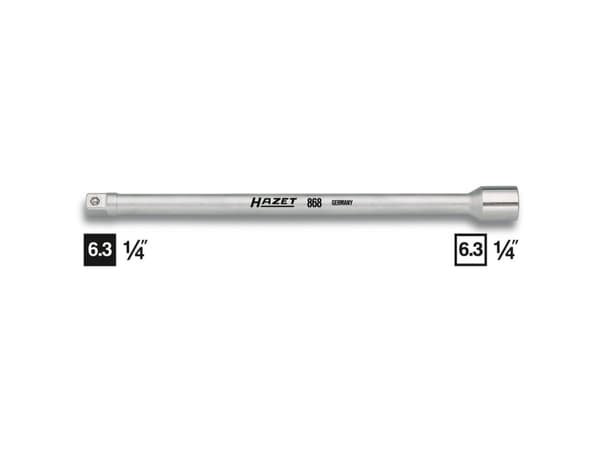 Hazet 868 868-16 Pistorasian taipuma Drive (ruuvimeisseli) 1/4 (6,3 mm) Lähtö 1/4 (6,3 mm) 402 mm 1 kpl 1 kpl