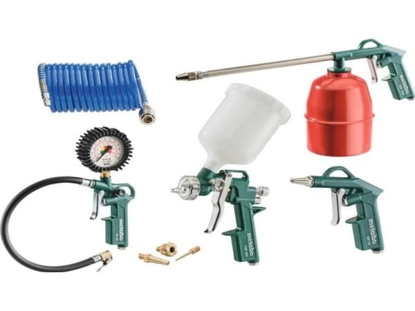 Metabo LPZ 7 SET - paineilmatyökalusarja - 7 stykkeriä