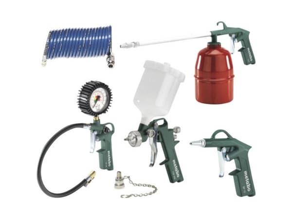 Metabo LPZ 7 SET - paineilmatyökalusarja - 7 stykkeriä