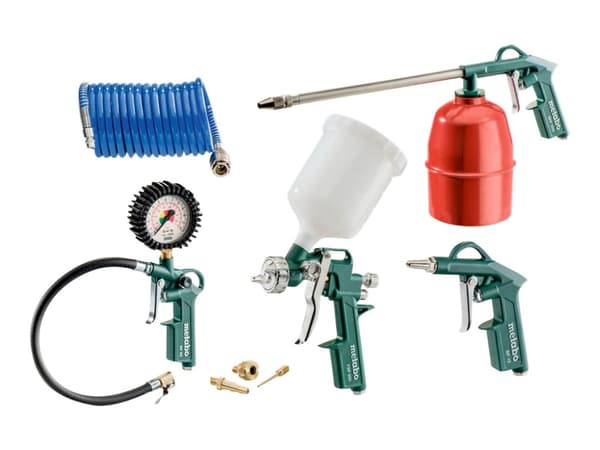 Metabo LPZ 7 SET - paineilmatyökalusarja - 7 stykkeriä