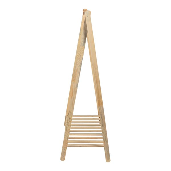 Klädställning Ledøje 1 furu 125x86x38 cm [en.casa]