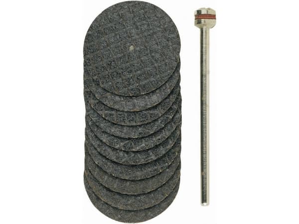 Proxxon Micromot 28 808 Leikkuupyörä suora 22 mm 1,8 mm 10 kpl Ruostumaton teräs, Teräs, Värimetallit, Muovi , Puu , Muovit , Puu