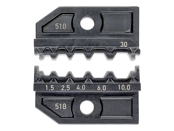 Knipex Knipex-Werk 97 49 30 Krympeindsats Uisolerede stødforbinder 1.5 til 4 mm² Passer til mærke Knipex 97 43 200, 97 43 E, 97 43 E AUS, 97 43 E UK,