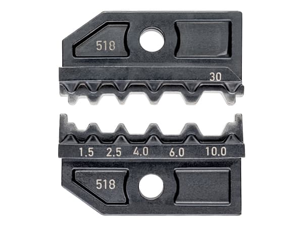 Knipex Knipex-Werk 97 49 30 Krympeindsats Uisolerede stødforbinder 1.5 til 4 mm² Passer til mærke Knipex 97 43 200, 97 43 E, 97 43 E AUS, 97 43 E UK,