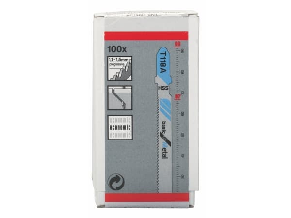 Bosch stikksagblad T 118 A 100 stk. - B 2608631964