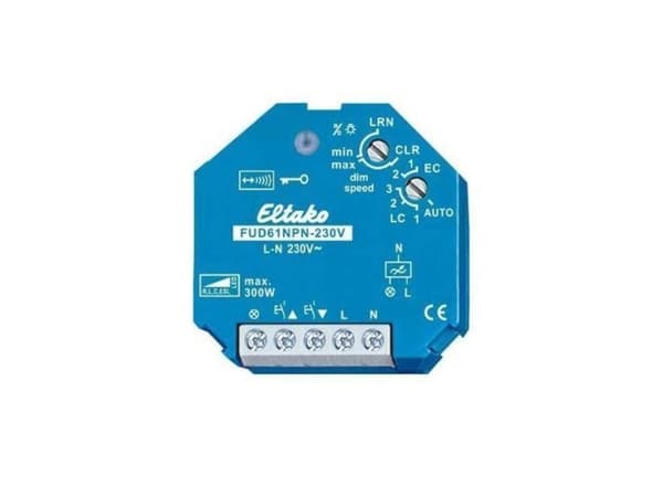 Eltako FUD61NPN-230V Funk/Trådløs Aktuator Dæmperkontakt Planforsænket