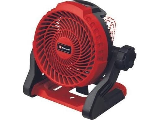 Einhell GE-CF 18/2200 Li, Kotitaloustuuletin lavoilla, Punainen, Lattia, 2200 RPM, 18 cm, 15000 m³/h - SOLO