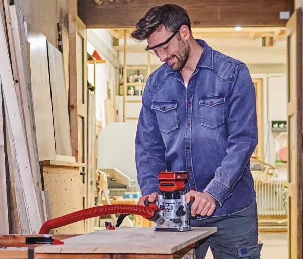 Einhell TP-RO 18 Set Li BL, Børsteløs, Sort, Rød, Sølv, 30000 RPM, 6, 8 (5/16"), 3,5 cm, Batteri - SOLO