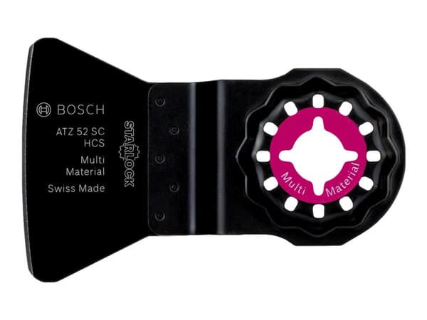 Bosch Starlock ATZ 52 SC - Scraper - for betong, flis, morter - 10 deler - Starlock - bredde: 52 mm