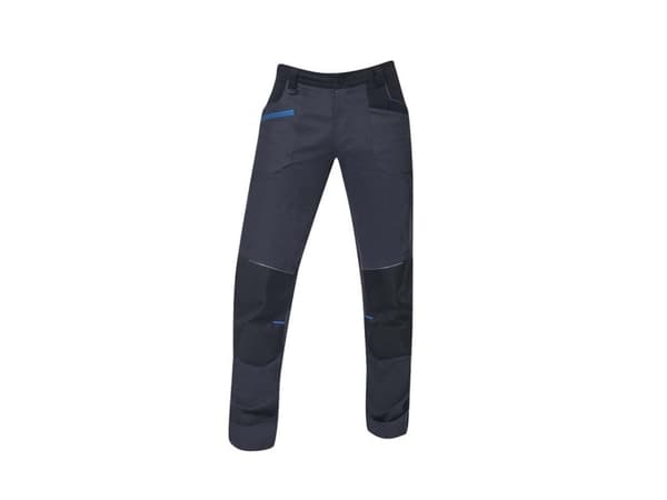 Ardon ARDON 4Xstretch - arbeidsbukse, stretch i midjen, 7 lommer: for linjal, skrutrekker, kniv + for knebeskyttere, D-ring, - mørkegrå H6088 54