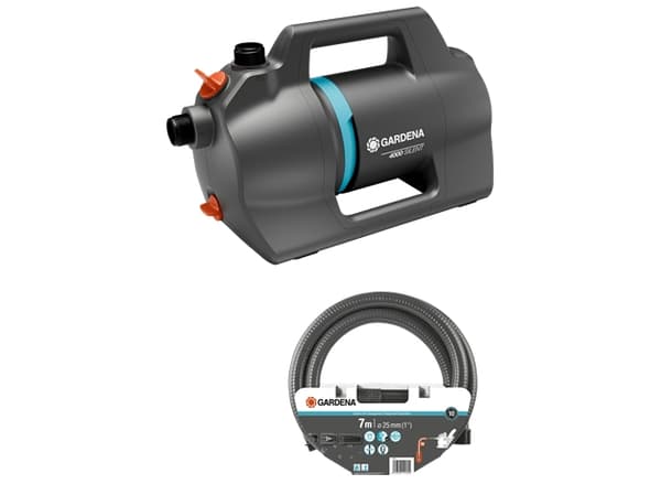 Gardena 9052-20, Tyngdekraftspumpe, 550 W, AC, 3,6 stang, 4100 l/t, IPX4