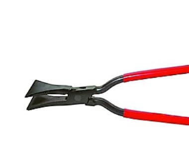 Stubai falstang lige 80mm - PVC med gennemstukket led